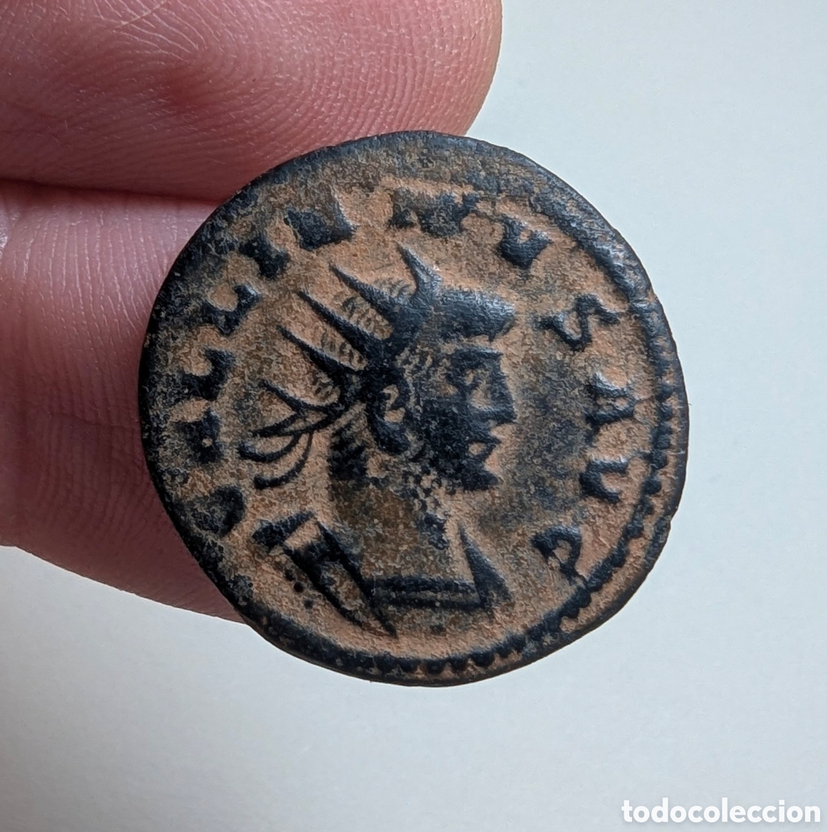 Monedas Imperio romano: Antoniniano Galieno 264 d.C. Antioqu&iacute;a &rdquo;Fides AVG&rdquo;