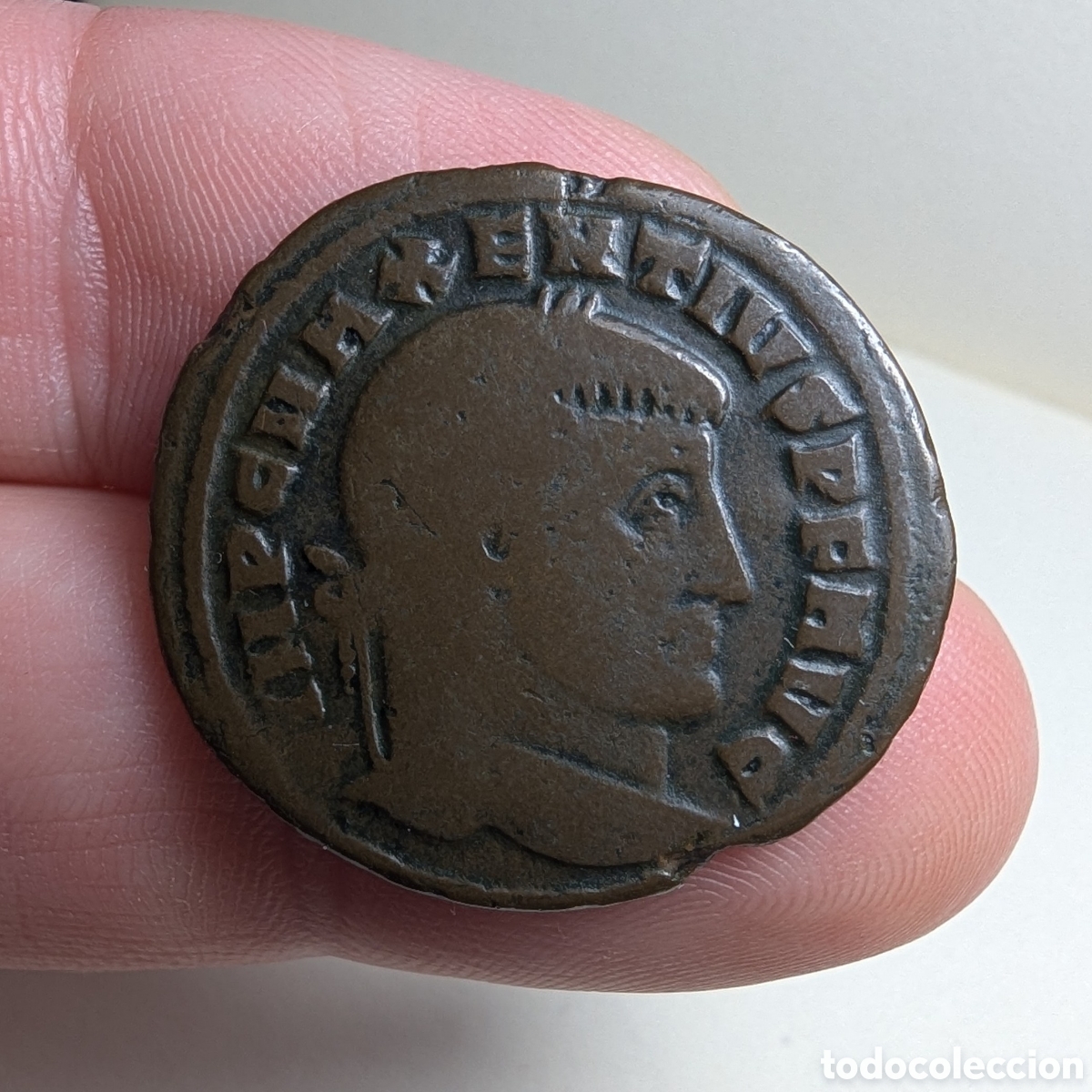 Monedas Imperio romano: Follis Majencio 309 d.C. Ceca de Ostia-Italia