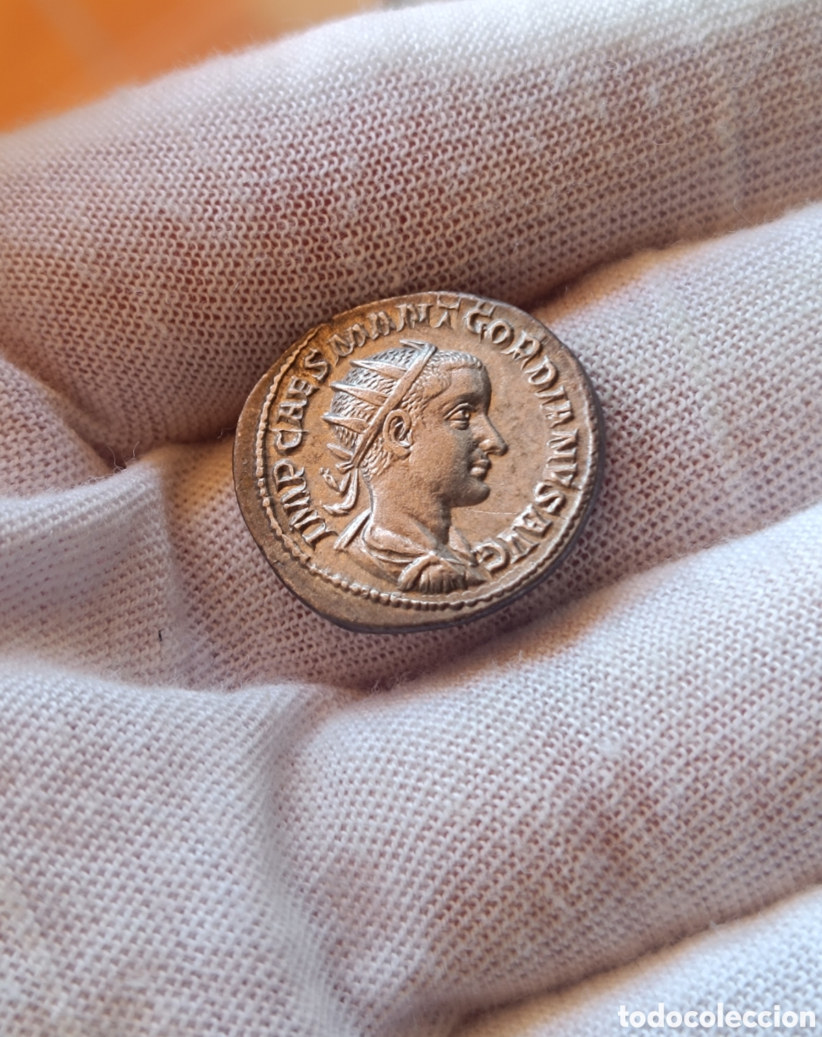 Monedas Imperio romano: Precioso Antoniano de Gordiano III. Roma 238-239 d.C