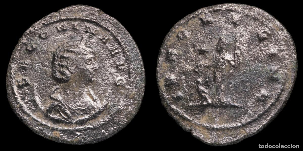 Monedas Imperio romano: Salonina Antoninianus - IVNO REGINA, Antiochia - 23 mm / 2,67 gr.