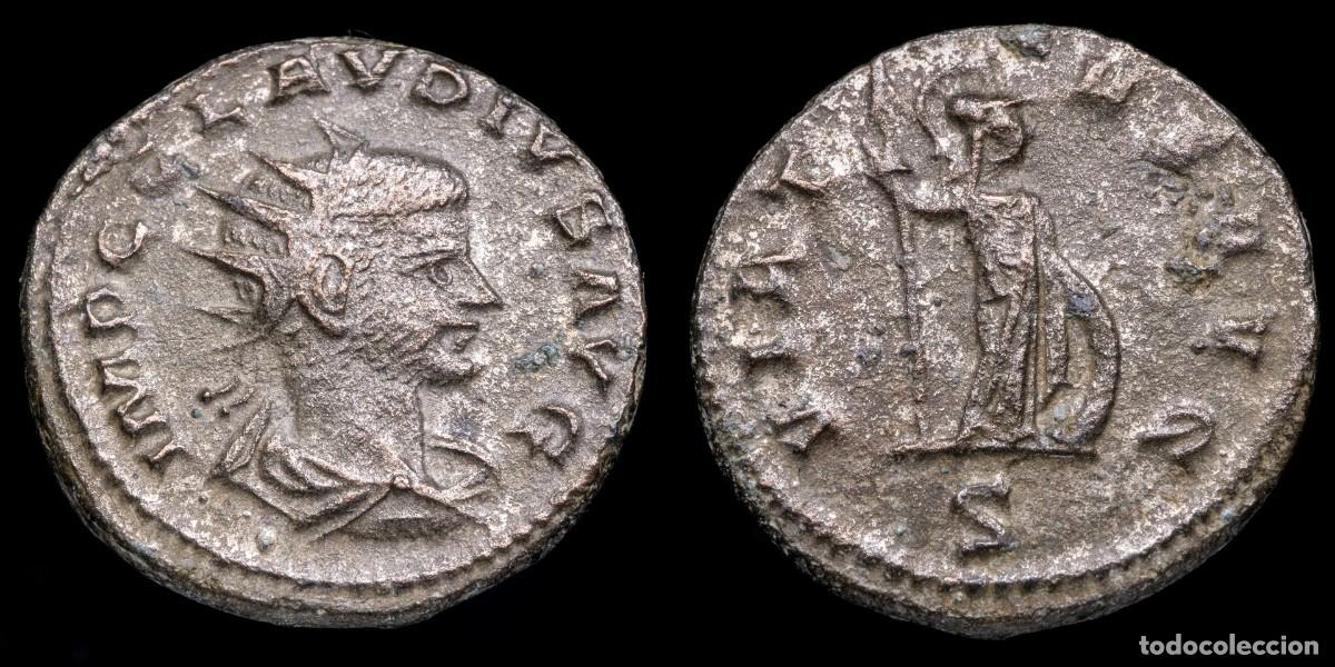 Monedas Imperio romano: Claudius II Antoninianus - VIRTVS AVG, Antiochia - 20 mm / 3,38 gr.
