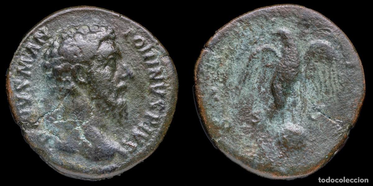 Monedas Imperio romano: Divus Marcus Aurelius Sestertius - CONSECRATIO - 32 mm / 21,4 gr.