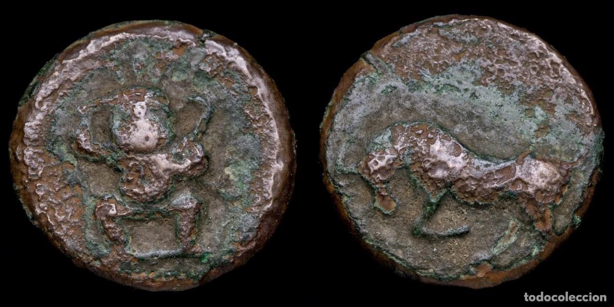 Monedas Imperio romano: Ancient Hispania - 1/4 Calco Ebusus (Ibiza) - 16 mm / 3,10 gr.