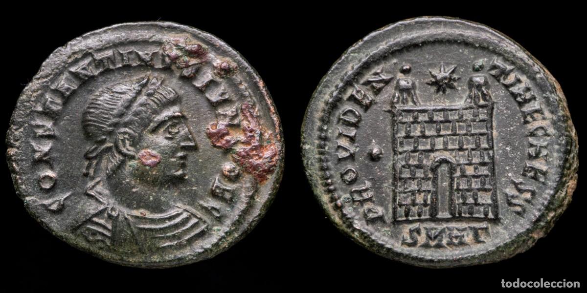 Monedas Imperio romano: Constantius II Follis - PROVIDENTIAE CAESS, Heraclea - 20 mm / 3,01 gr.