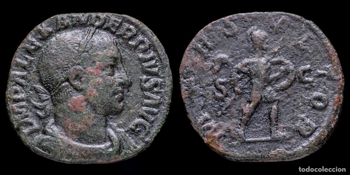 Monedas Imperio romano: Severus Alexander Sestertius - MARS VLTOR SC - 29 mm / 18,88 gr.