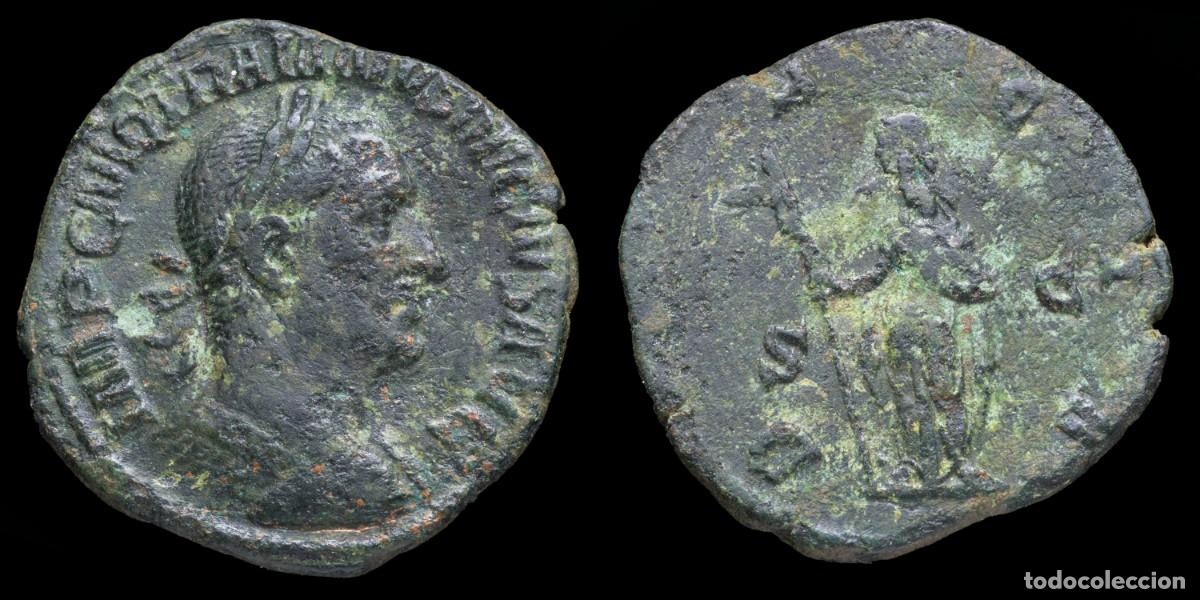 Monedas Imperio romano: Trajan Decius As - DACIA SC - 30 mm / 12,85 gr.