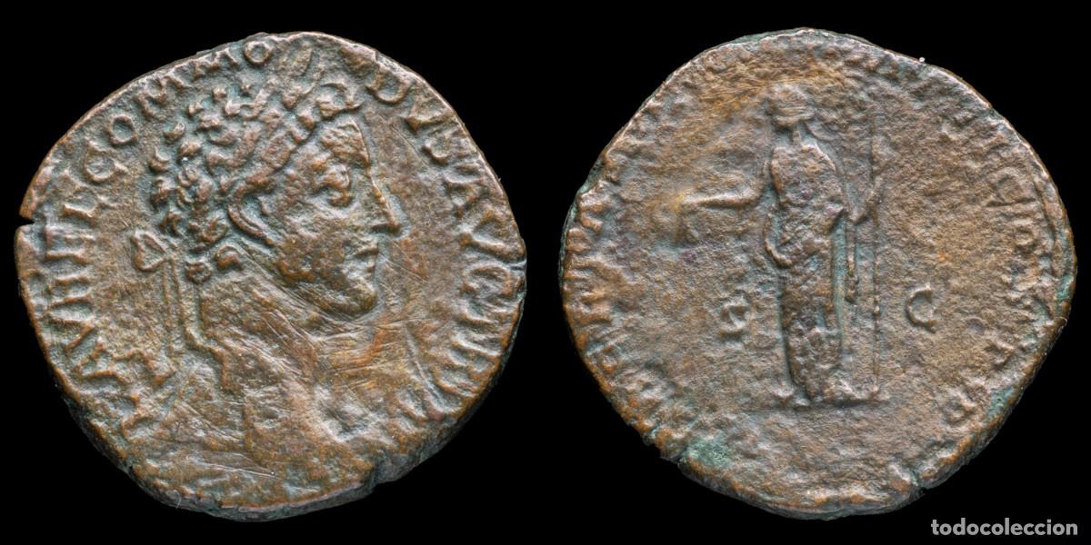 Monedas Imperio romano: Commodus Sestertius - LIBERTAS SC - 29 mm / 18,92 gr. - Foto 1