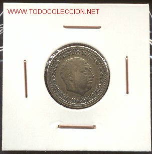 Monnaies Juan Carlos I: UNA PESETA  A&Ntilde;O 1.947 - ESTRELLA 50