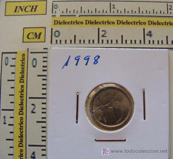 Monedas Juan Carlos I: MONEDA ESPAÑOLA. 5 PESETAS DE 1998. JUAN CARLOS I. 1 DURO. PRECINTADA.