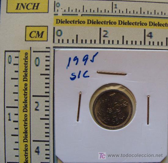 Monedas Juan Carlos I: MONEDA ESPAÑOLA. 5 PESETAS DE 1995. JUAN CARLOS I. HORREO. ASTURIAS. PRECINTADA.