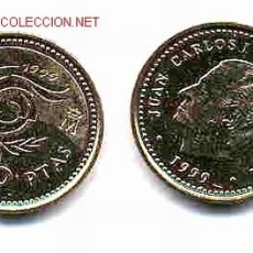 Monedas Juan Carlos I: PAREJA 2 MONEDAS 100 PESETAS 1999 SIN CIRCULAR. Lote 312585078