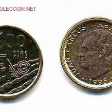 Monedas Juan Carlos I: PAREJA MONEDAS 100 PESETAS 1995 SIN CIRCULAR. Lote 312584428