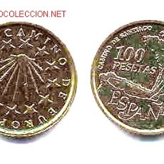 Monedas Juan Carlos I: PAREJA 2 MONEDAS 100 PESETAS 1993 SIN CIRCULAR. Lote 312584553