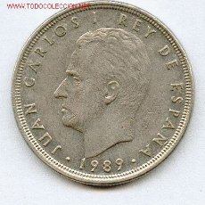 Monedas Juan Carlos I: 5 PESETAS 1989 DE JUAN CARLOS I MODULO GRANDE. Lote 2057211