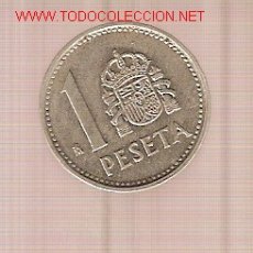 Monedas Juan Carlos I: 1 PESETA DE JUAN CARLOS I. 1988.