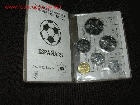 Monedas Juan Carlos I: Espa&ntilde;a 82. Cartera *80 - Foto 1