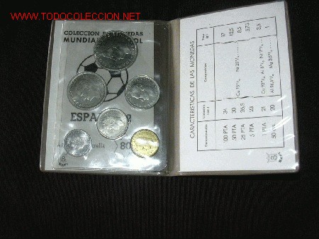 Monedas Juan Carlos I: Espa&ntilde;a 82. Cartera *80 - Foto 3