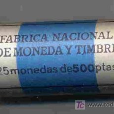 Monedas Juan Carlos I: CARTUCHO MONEDAS DE 500 PESETAS 1996 , FNMT, OFICIAL , 25 MONEDAS.. Lote 189778956