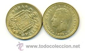 M&uuml;nzen unter Juan Carlos I: 3-00175-78+. 1 Peseta 1975 estrella 1978. MBC
