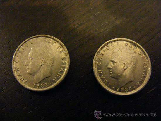 Monete Juan Carlos I: LOTE 2 MONEDAS DE DIEZ PESETAS A&Ntilde;OS 1983 Y 1984