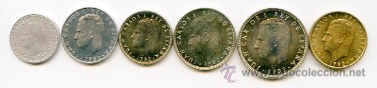 Monedas Juan Carlos I: Lote de monedas de 1982 - Foto 1