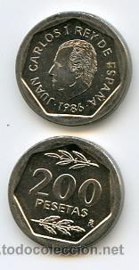 Monedas Juan Carlos I: Moneda de 200 pesetas de 1986 - Foto 1