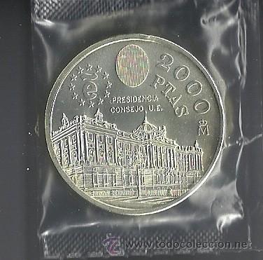 Monedas Juan Carlos I: Moneda de 2000 ptas. 1995 - Foto 2