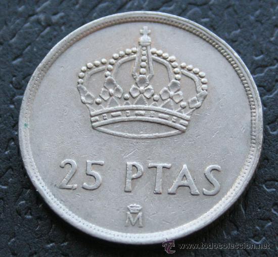 Moedas Juan Carlos I: 25 pesetas 1983