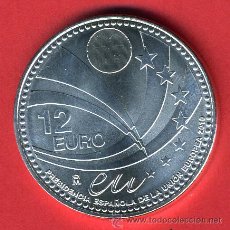 Monedas Juan Carlos I: MONEDA DE 12 EUROS PLATA, ESPAÑA, 2010 , PRESIDENCIA ESPAÑOLA , ORIGINAL CON FUNDA. Lote 366825481