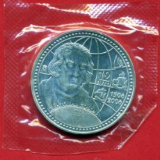 Monedas Juan Carlos I: MONEDA DE 12 EUROS PLATA, ESPAÑA, 2006 , CENTENARIO CRISTOBAL COLON , ORIGINAL CON FUNDA. Lote 314030033