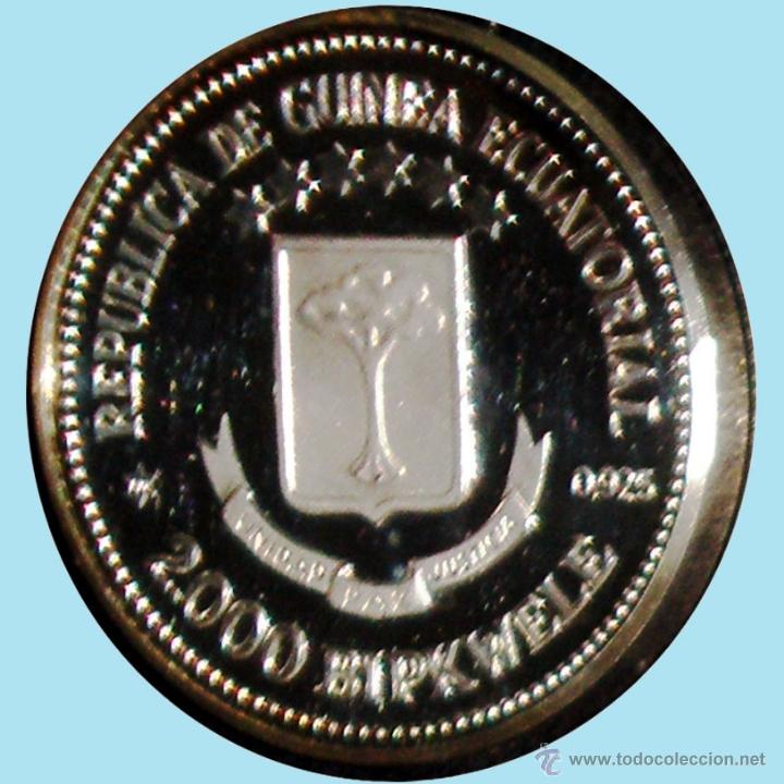 Monedas Juan Carlos I: GUINEA ECUATOR.-1979*80 PRUEBA PIEFORT 2.000 BIPKUELES PLATA 49,2 GR. VISITA REYES DE ESPAÑA. PROOF - Foto 3 - 144578933