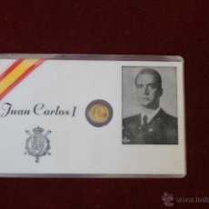 Monedas Juan Carlos I: CARNET CON MONEDA DORADA JUAN CARLOS I. Lote 43956360