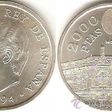 Monedas Juan Carlos I: ESPAÑA-JUAN CARLOS I, MONEDA DE 2000 PTAS EN PLATA.1994 --SIN CIRCULAR