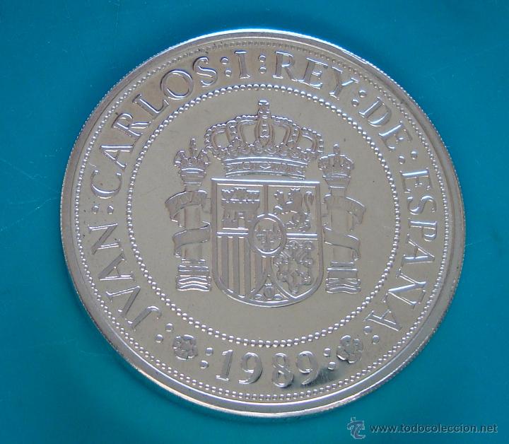 Monedas Juan Carlos I: MONEDA 5to CENTENARIO DESCUBRIMIENTO DE AMERICA 5000 PESETAS - Foto 1 - 45631245