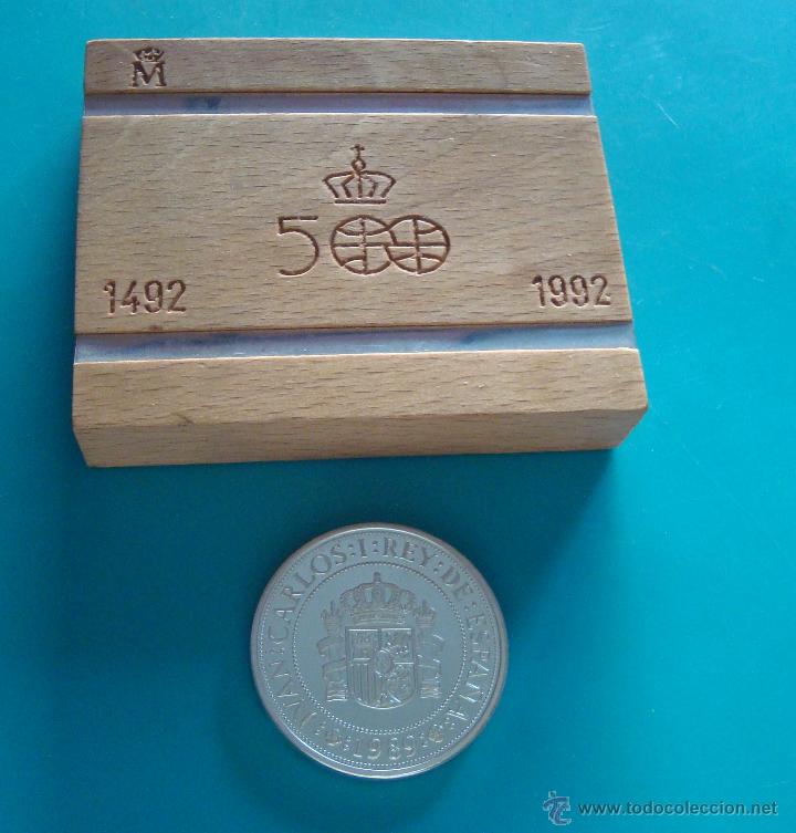 Monedas Juan Carlos I: MONEDA 5to CENTENARIO DESCUBRIMIENTO DE AMERICA 5000 PESETAS - Foto 3 - 45631245