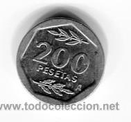 Monedas Juan Carlos I: 200 PESETAS J. CARLOS I AÑO 1986 - Foto 2 - 45835507