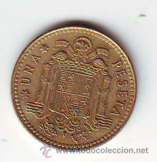 Coins Juan Carlos I: 1 PESETA 1975.EXCELENTE BUENA CIRCULACION.VER FOTO ADICIONAL.(22).