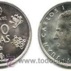 Monedas Juan Carlos I: 100 PESETAS 1980 ESTRELLA *80* - MUNDIAL 82`- MODULO GRANDE-SIN CIRCULAR. Lote 325849228