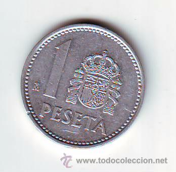 Moedas Juan Carlos I: 1 PESETA 1987.MBC.ALUMINIO.VER FOTO ADICIONAL.(858)