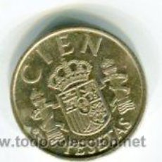 Monedas Juan Carlos I: 100 PESETAS JUAN CARLOS I AÑO 1982 LIS ARRIBA. Lote 54169830
