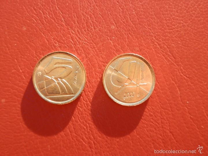 Moedas Juan Carlos I: 5 pesetas 2000 SC