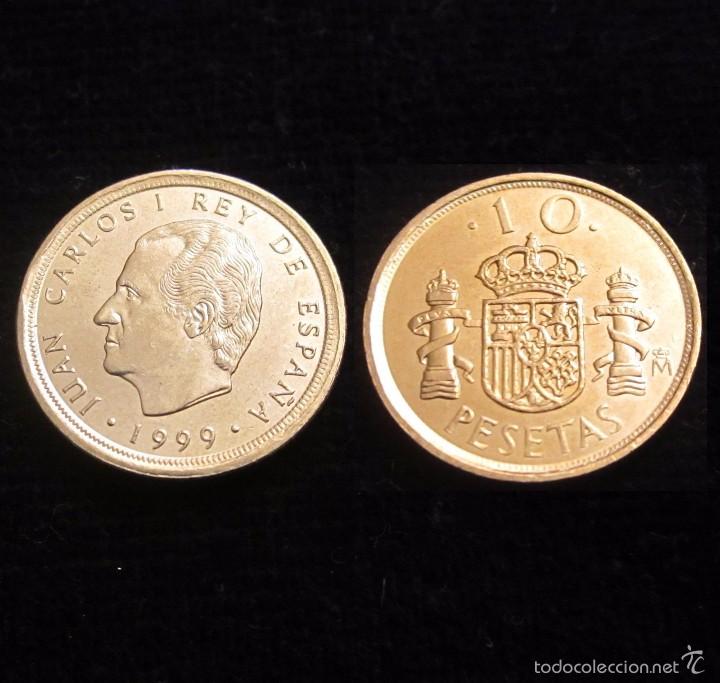 Monete Juan Carlos I: 10 pesetas 1999 SC
