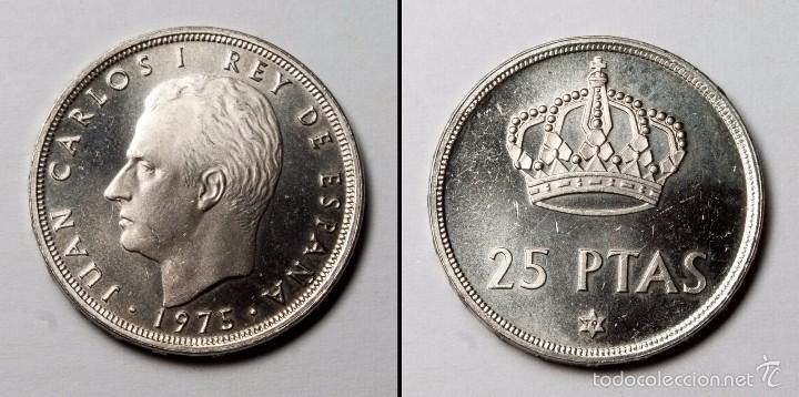 Moedas Juan Carlos I: 25 pesetas 1975*79 SC