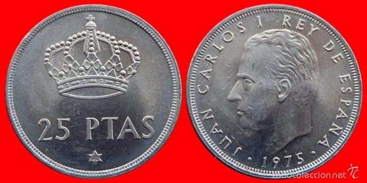 Moedas Juan Carlos I: 25 pesetas 1975*80 SC