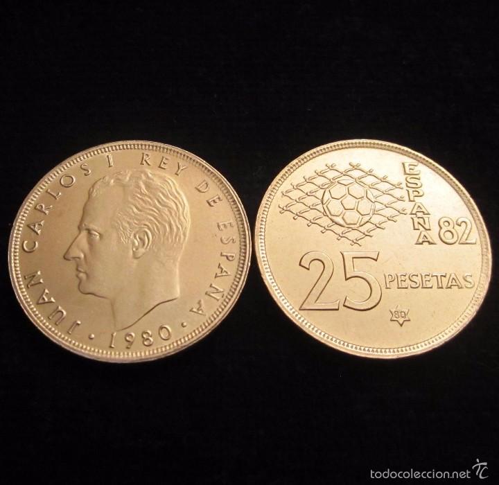 Moedas Juan Carlos I: 25 pesetas 1980*80 SC