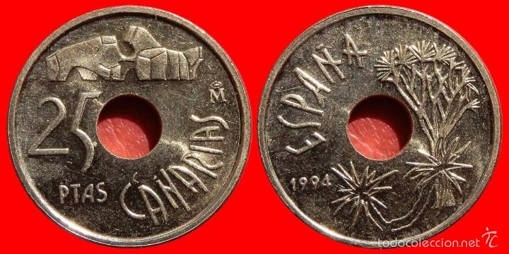 Coins Juan Carlos I: 25 pesetas 1994 SC