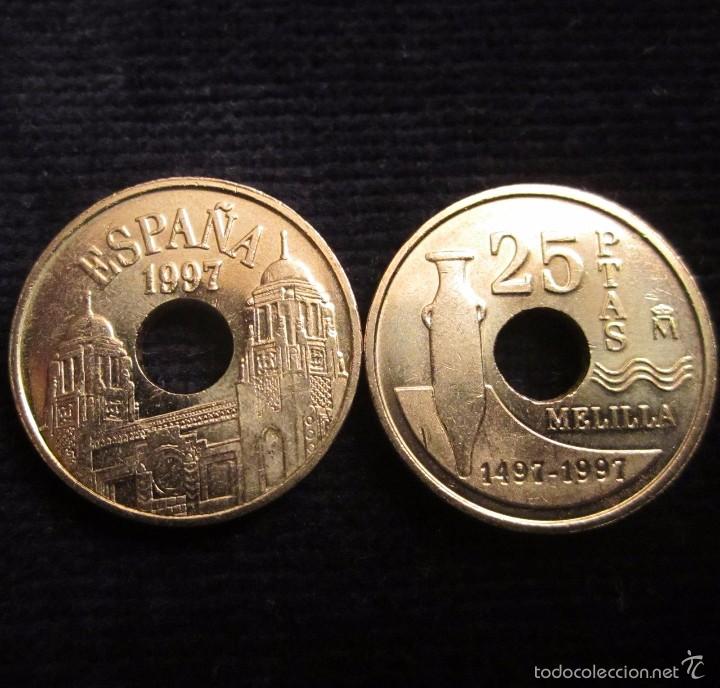 Coins Juan Carlos I: 25 pesetas 1997 SC