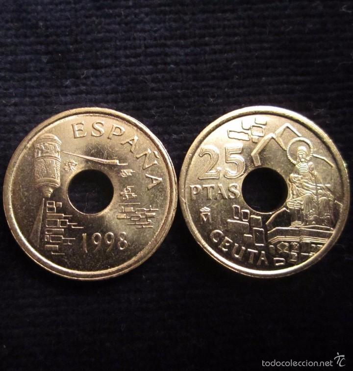 Coins Juan Carlos I: 25 pesetas 1998 SC