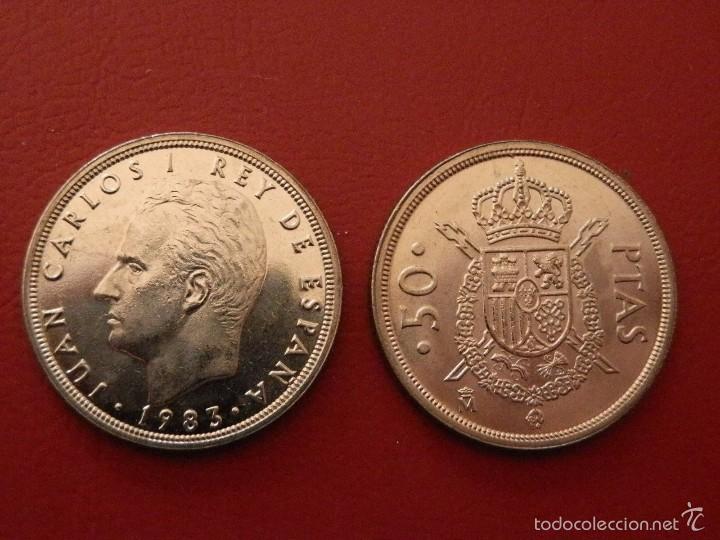 Moedas Juan Carlos I: 50 pesetas 1983 SC