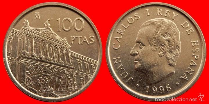 Monnaies Juan Carlos I: 100 pesetas 1996 sin circular